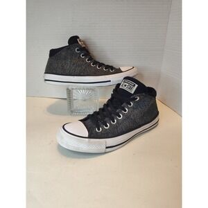 Converse All Star Women's Gray Black Sneaker Size 7